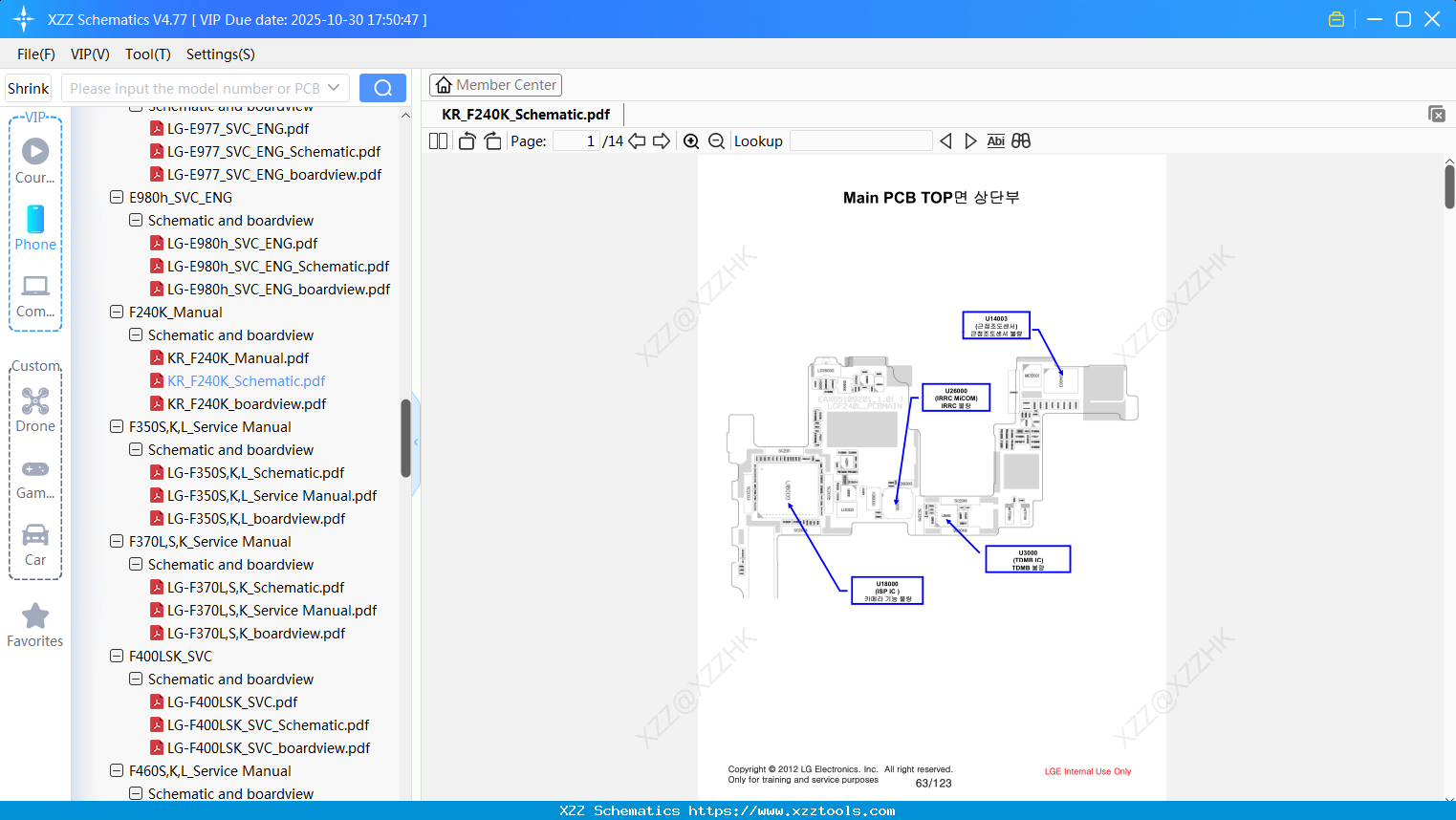 LG KR_F240K_Schematic
